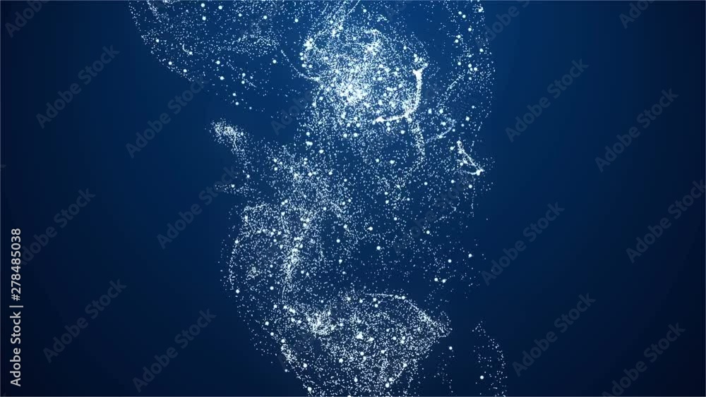 Aufkleber fluid abstract color burst. glowing particles, confetti. shimmering lights. flying bokeh light. abst