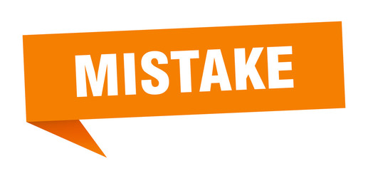 mistake