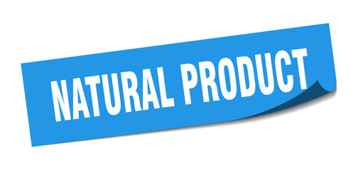 natural product sticker. natural product square isolated sign. natural product