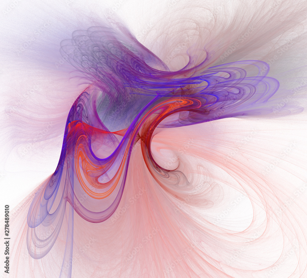 Poster an abstract computer generated modern fractal design. abstract fractal color texture. digital art. a