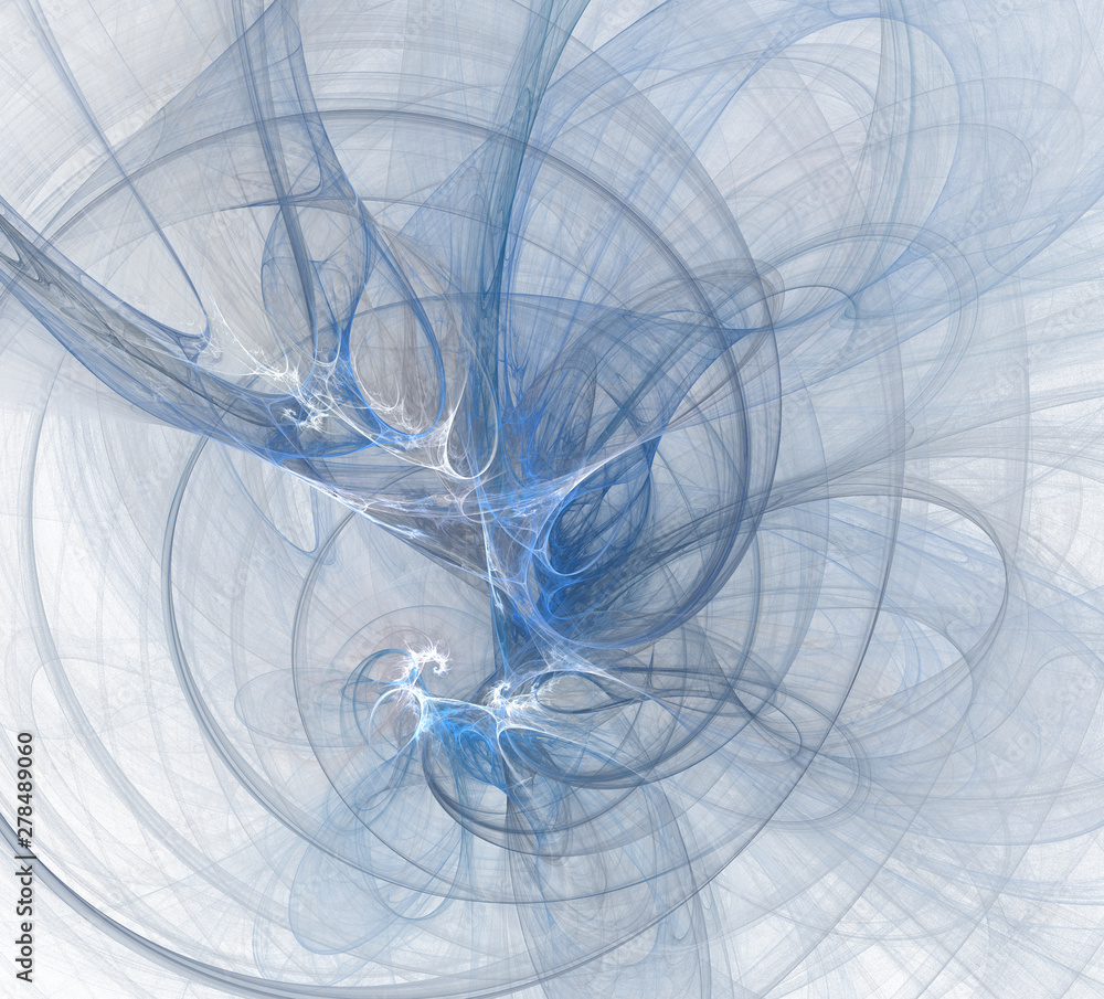 Fototapete an abstract computer generated modern fractal design. abstract fractal color texture. digital art. a