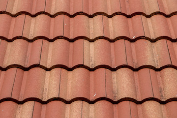 orange roof tiles