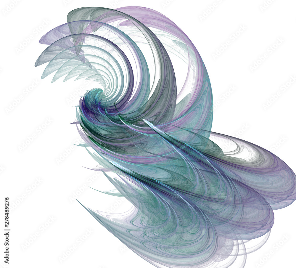 Poster an abstract computer generated modern fractal design. abstract fractal color texture. digital art. a