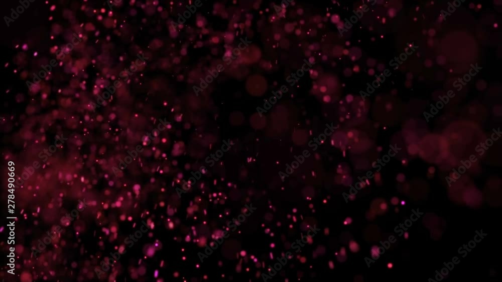 Poster abstract red cg motion waving texture with glowing defocused particles. cyber or technology digital 