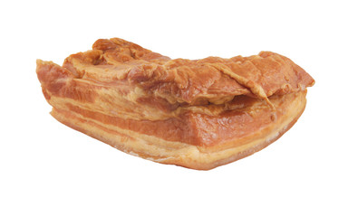Bacon isolated on white background
