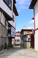 Medieval houses in old town Kaleici, Ankara, Turkey