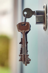 Key in the keyhole