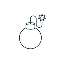 Bomb icon,vector illustration.