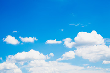 Blue sky with clouds
