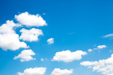 Blue sky with clouds