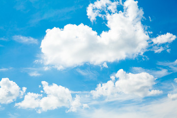 Blue sky with clouds