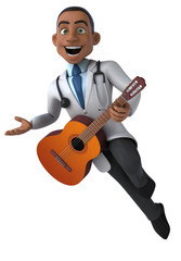 Fun doctor - 3D Illustration