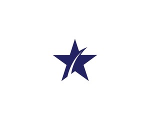 Obraz premium Star Logo Template vector icon illustration design