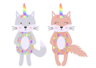 Scandinavian style flat design. Concept for children print.