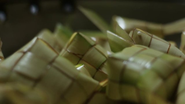 Ketupats, islamic food to celebrate eid mubaraq