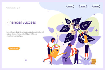 Financial Success Website template