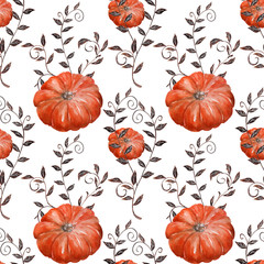 Watercolor background drawing  Cheerful Holiday Halloween