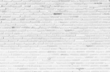 Fototapeta na wymiar white brick wall texture background