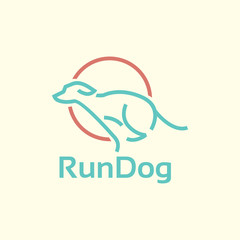 Running Dog Logo