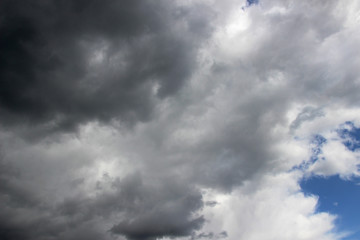 dramatic sky with clouds