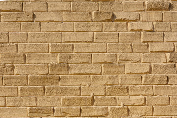 Background of the ancient brick wall in a Karnak temple. Luxor, Egypt.