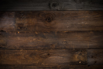 Wooden Rustic Planks Background, Empty Design Template