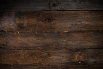 Naklejka premium Wooden Rustic Planks Background, Empty Design Template