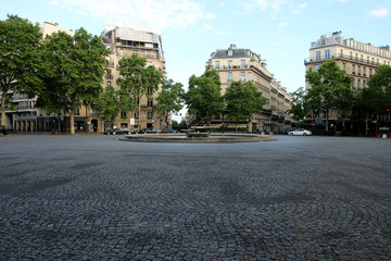 Paris - Place Victor Hugo - obrazy, fototapety, plakaty