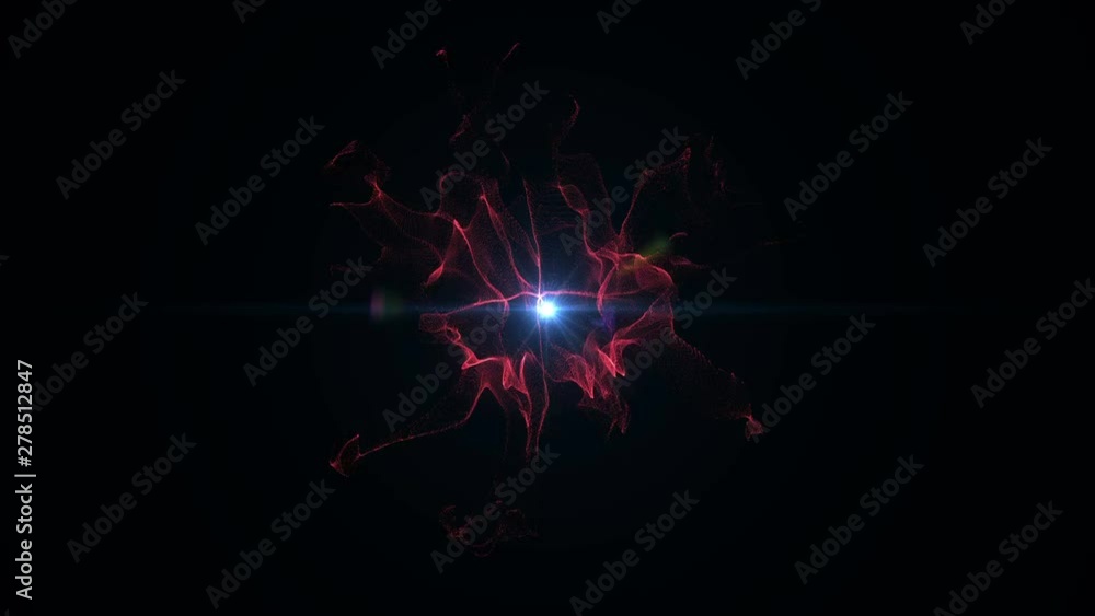 Poster shockwave explosions set of 6 color variations. alpha channel. 4k overlay template. particles explod