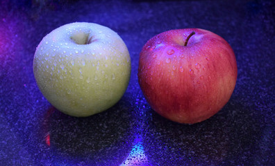 red apples on table