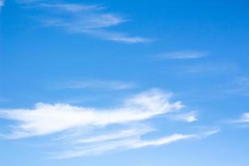 Blue sky with cloud at Phuket Thailand.