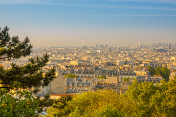 Fototapeta premium Morning Parisian Roofs