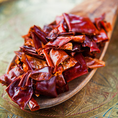 Dried Red Chili spices.