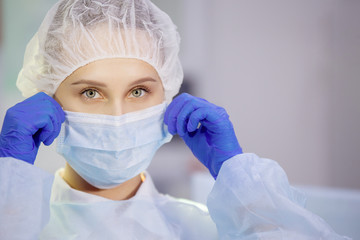 Surgical nurse portrait.