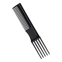 Cartoon black two side comb