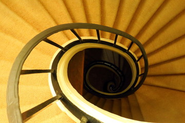 Obraz premium Spiral staircase pattern