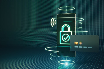 Online shopping and protection concept