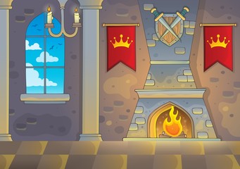 Castle interior theme background 1