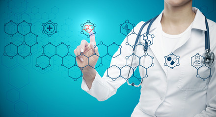 Science and cardiology concept