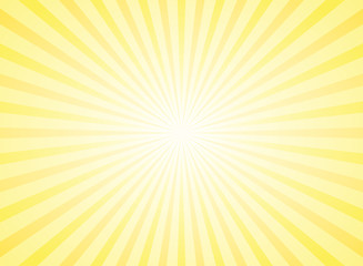 Sunlight abstract background. Powder yellow color burst background.