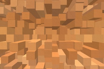 brown color block abstract pattern illustration background