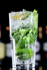 mojito cocktail on the bar