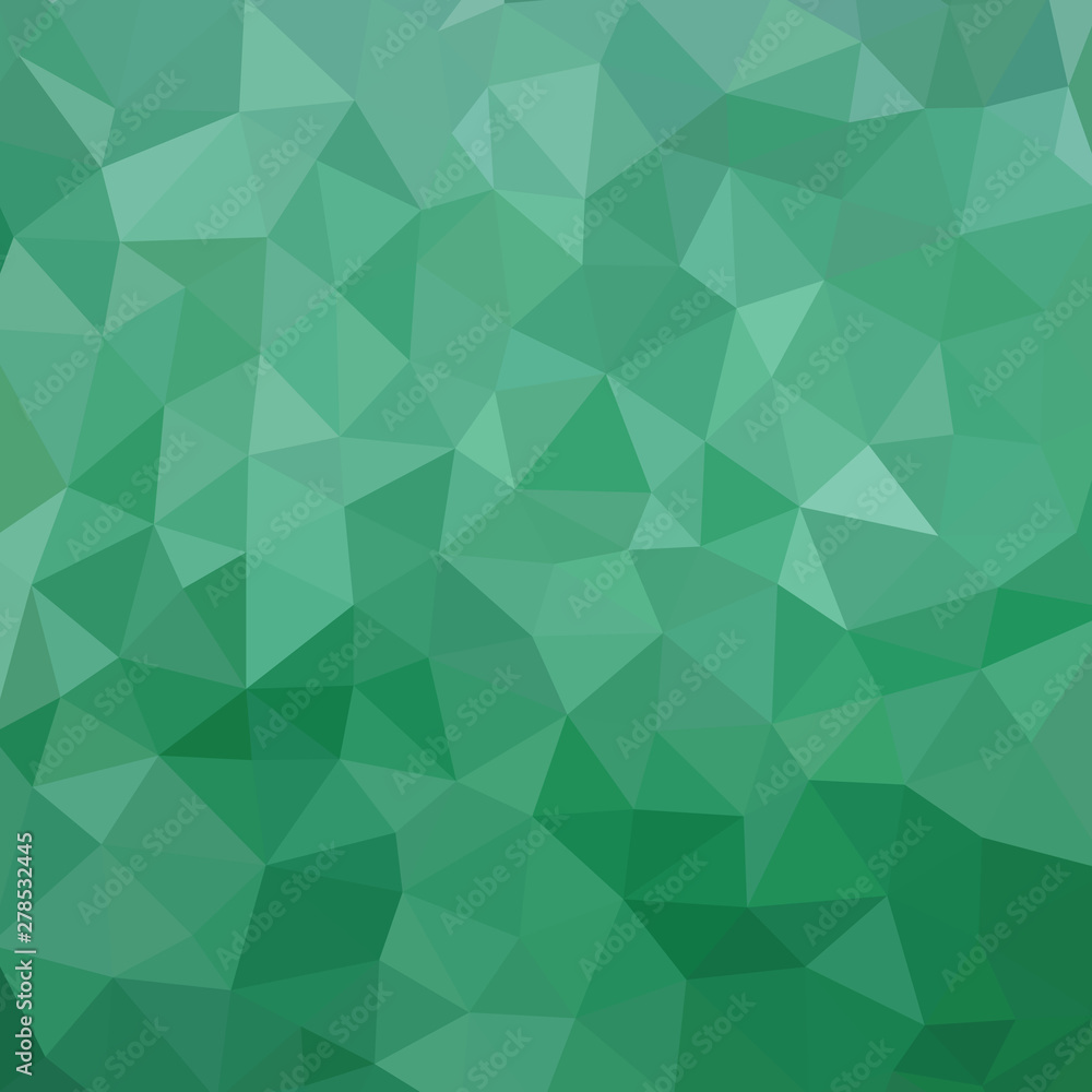 Aufkleber green color polygonal background - vector pattern. abstract geometric backdrop. web site wallpaper.