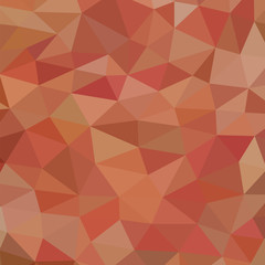 Polygonal abstract background - vector pattern in orange, brown, beige colors. Geometric backdrop. Web site wallpaper.  