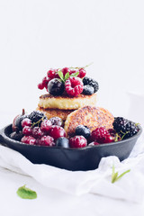 Cottage cheese pancakes