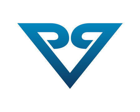 pvp letter logo design template 2