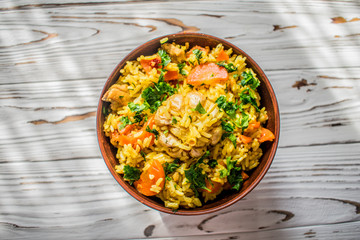 rice with vegetables