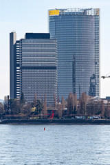Headquarters Deutsche Post and UN Buildings