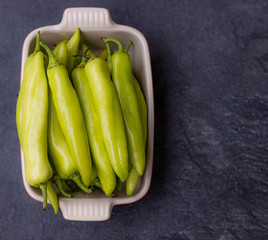 Sweet peppernew crop lies in the form baking.