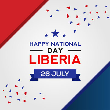 Liberia Independence Day Vector Design Template